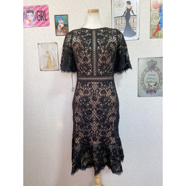 TADASHI SHOJI(タダシショウジ)の2018新品 2 Tadashi Shoji タダシショージ BH12872N レディースのワンピース(ひざ丈ワンピース)の商品写真