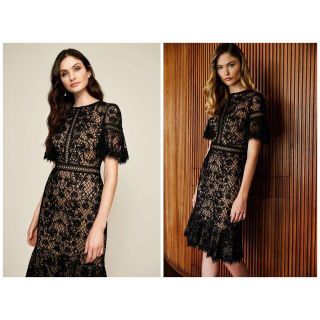 タダシショウジ(TADASHI SHOJI)の2018新品 2 Tadashi Shoji タダシショージ BH12872N(ひざ丈ワンピース)