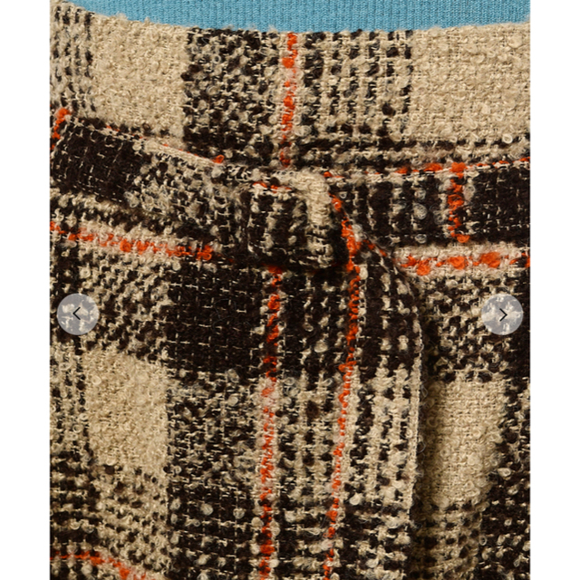 Mila Owen(ミラオーウェン)のミラオーウェン　ループチェックフレアスカート  レディースのスカート(ロングスカート)の商品写真