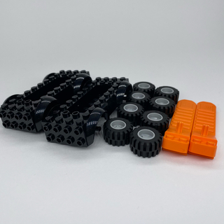 レゴ(Lego)の【新品・感謝セール】黒車体2台,ブロックはずし 2個(知育玩具)