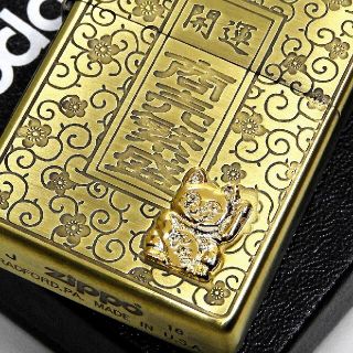 ジッポー(ZIPPO)の(送料込み)ZIPPO◇招き猫◇開運◇新品◇ジッポ(タバコグッズ)