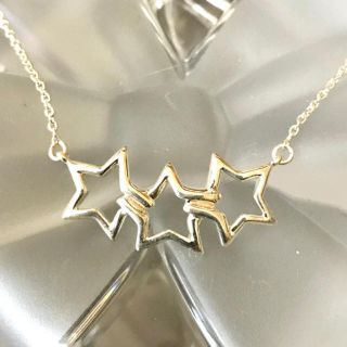 ティファニー(Tiffany & Co.)のティファニー トリプルスター ネックレス☆☆☆ 付属品無し(ネックレス)