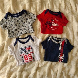 トミーヒルフィガー(TOMMY HILFIGER)の3-6M 60 67 トミーヒルフィガー ボディスーツ4点セット(ロンパース)