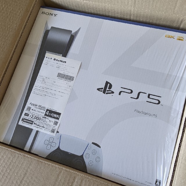 新品未使用 PlayStation5 ディスクドライブ搭載モデルPS5エンタメ/ホビー