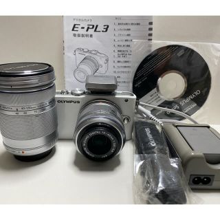 オリンパス(OLYMPUS)のOLYMPUS PEN Lite E-PL3 ダブルズームキット(ミラーレス一眼)