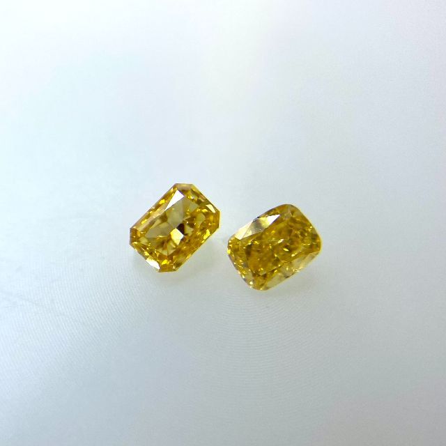 FANCY INTENSE ORANGY YELLOW0.130＆0.113ct 3