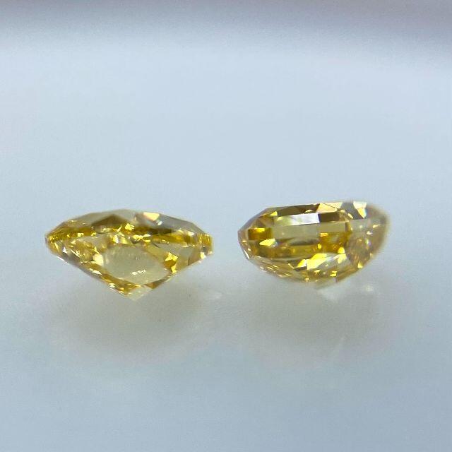 FANCY INTENSE ORANGY YELLOW0.130＆0.113ct 5