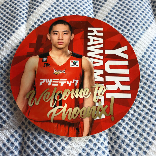 三遠ネオフェニックス 河村勇輝ユニフォーム型キーホルダー&ステッカー