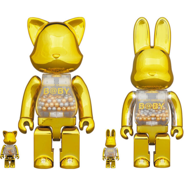 ベアブリックMY FIRST NY@BRICK R@BBRICK 400％ GOLD Ver