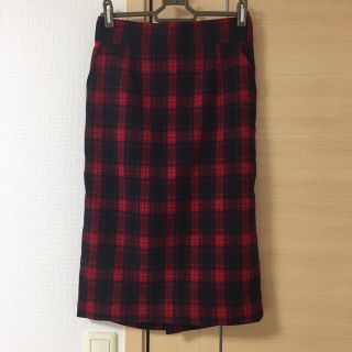 ダブルクローゼット(w closet)のW  CLOSET  チェック柄スカート(ひざ丈スカート)