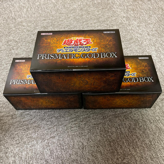 遊戯王 新品未開封 プリズマティックゴッドボックス 3箱セット 低価格の 12240円