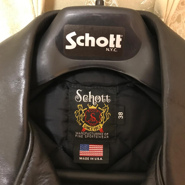 schott(ショット)の値下げ❗️革ジャン　shot ワンスター　613 メンズのジャケット/アウター(ライダースジャケット)の商品写真