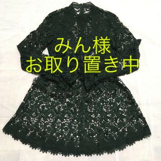 ザラ(ZARA)のZARA  総レース　ドレス　ワンピース(ミニワンピース)