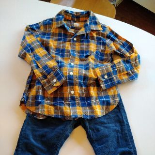 ギャップ(GAP)の新品　GAP　ギャップ　ネルシャツ　シャツ　120(ブラウス)