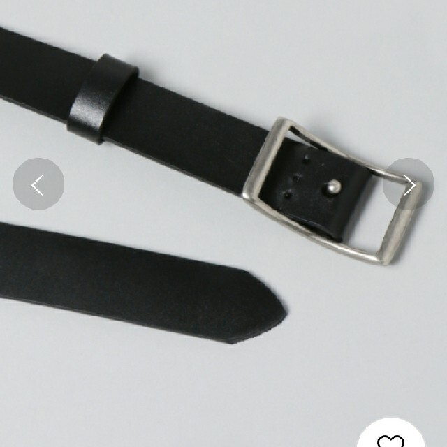 JEANASIS(ジーナシス)のバックルループベルト  ブラック レディースのファッション小物(ベルト)の商品写真