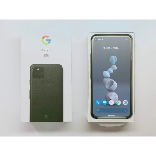 新品 国内版 SIMフリー Google Pixel 5 ジャスト ブラック