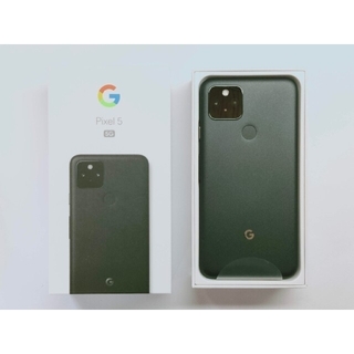 グーグルピクセル(Google Pixel)の新品 国内版 SIMフリー Google Pixel 5 ジャスト ブラック(スマートフォン本体)