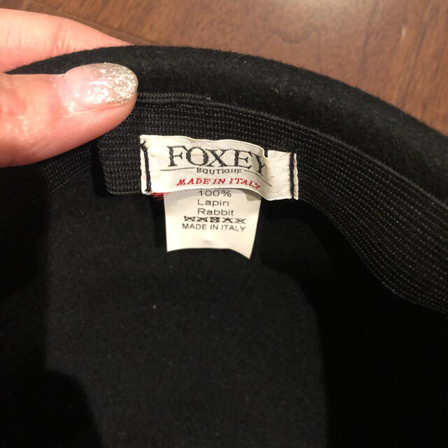 FOXEY(フォクシー)のお値下げ　フォクシー   帽子 レディースの帽子(ハット)の商品写真