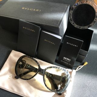 ブルガリ(BVLGARI)の本日限り　　ブルガリ　BVLGARI  サングラス　ゼブラ柄(サングラス/メガネ)