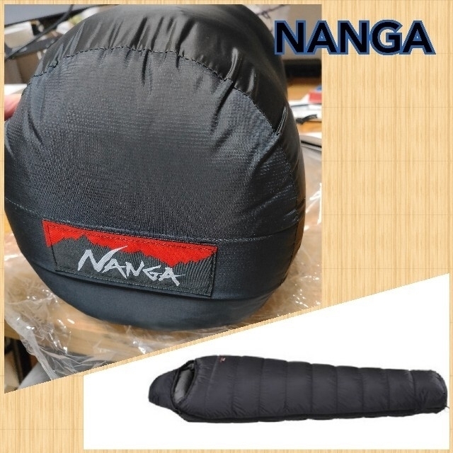 NANGA(ナンガ)のナンガ_オーロラ750DX_オールブラック_レギュラー スポーツ/アウトドアのアウトドア(寝袋/寝具)の商品写真