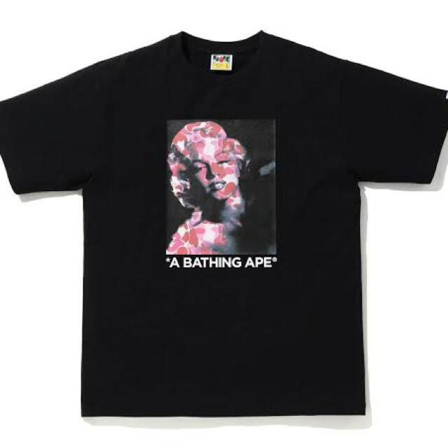 A BATHING APE(アベイシングエイプ)の即完売品！ APE マリリンモンロー メンズのトップス(Tシャツ/カットソー(半袖/袖なし))の商品写真