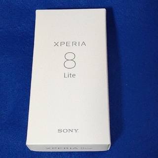 エクスペリア(Xperia)のXperia 8  lite ブラック 新品、未開封(スマートフォン本体)