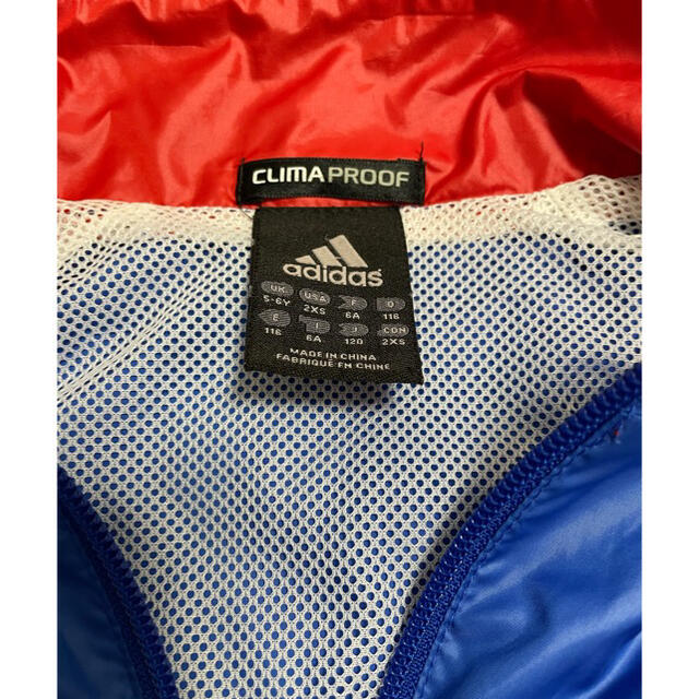 adidas(アディダス)のアディダス　ウインドブレーカー　120cm キッズ/ベビー/マタニティのキッズ服男の子用(90cm~)(ジャケット/上着)の商品写真