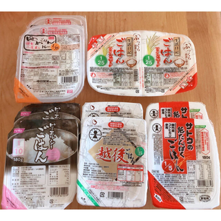 カメダセイカ(亀田製菓)の低たんぱくご飯 5種類10食分♡レトルト 食べ比べ 白米 腎臓病(米/穀物)