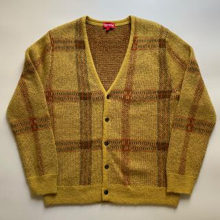 Supreme Plaid Mohair Cardigan モヘアカーディガン