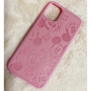 NEW iPhone 11 Mickey case ピンク ミッキー ケース(iPhoneケース)