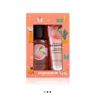 ザボディショップ(THE BODY SHOP)のピンクグレープフルーツ ハンドクリーム＆シャワージェルデュオ(ハンドクリーム)