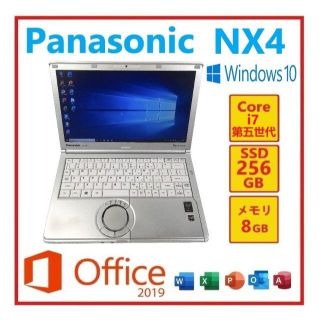 パナソニック(Panasonic)のRL-64PanasonicCF-NX4 Win10 Office付き(ノートPC)