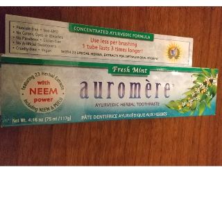 オーロメア(auromere)のauromea オーロメア 歯みがき粉 フレッシュミント 117g(歯磨き粉)