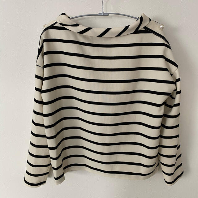 ZARA(ザラ)のZARA ボーダーカットソー レディースのトップス(カットソー(半袖/袖なし))の商品写真