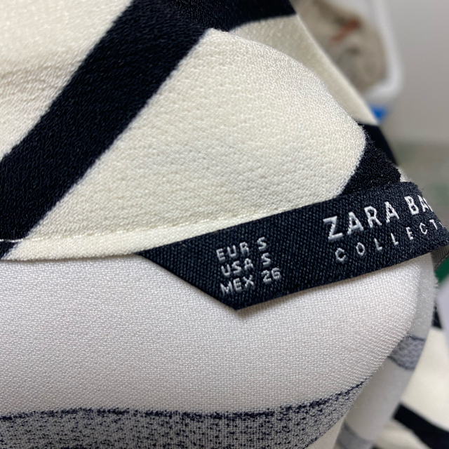 ZARA(ザラ)のZARA ボーダーカットソー レディースのトップス(カットソー(半袖/袖なし))の商品写真