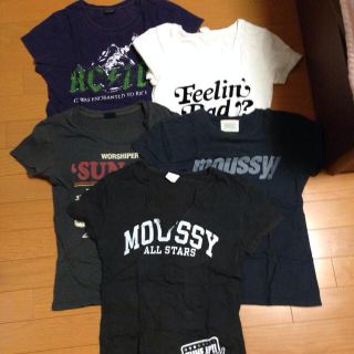 マウジー(moussy)のmoussyTシャツまとめ売り(Tシャツ(半袖/袖なし))