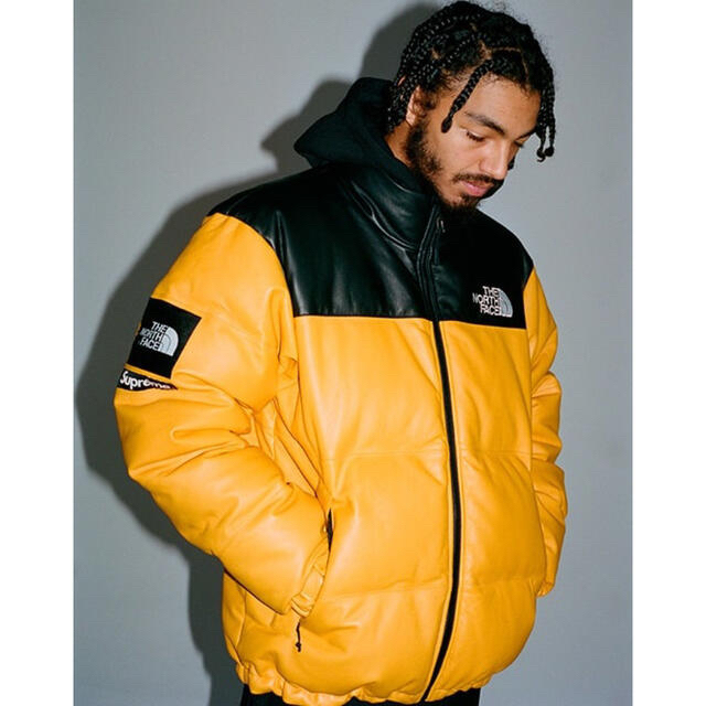 Supreme(シュプリーム)のSupreme The North Face レザー ヌプシ メンズのジャケット/アウター(ダウンジャケット)の商品写真