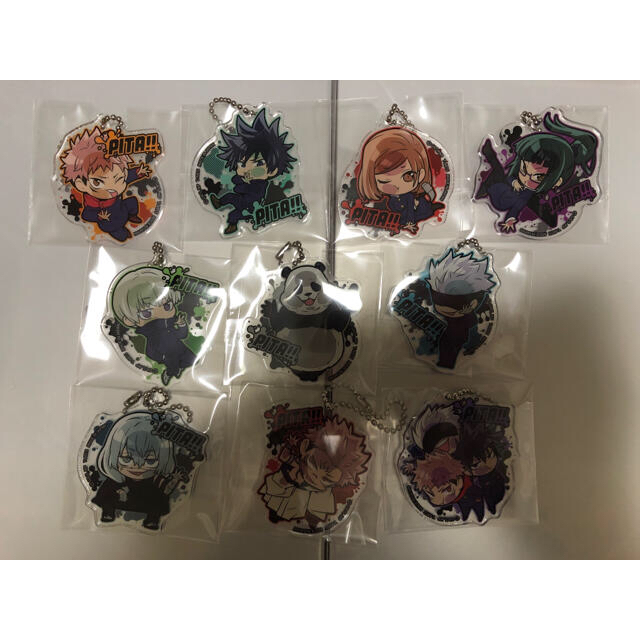計2商品 10種類コンプ ぴた！アクキー ① 6種類コンプ 缶バ ①