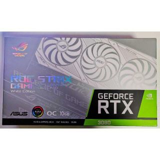 エイスース(ASUS)の新品 ASUS ROG RTX3080 WHITE EDITION(PCパーツ)