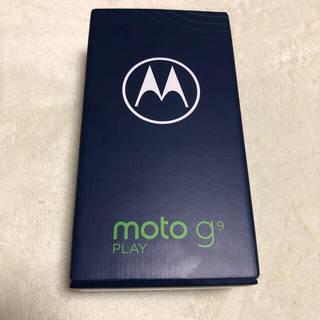 モトローラ(Motorola)のmoto g9 play サファイアブルー　未開封(スマートフォン本体)