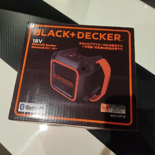 ブラックアンドデッカー 18V Bluetoothスピーカー BDCSP18
