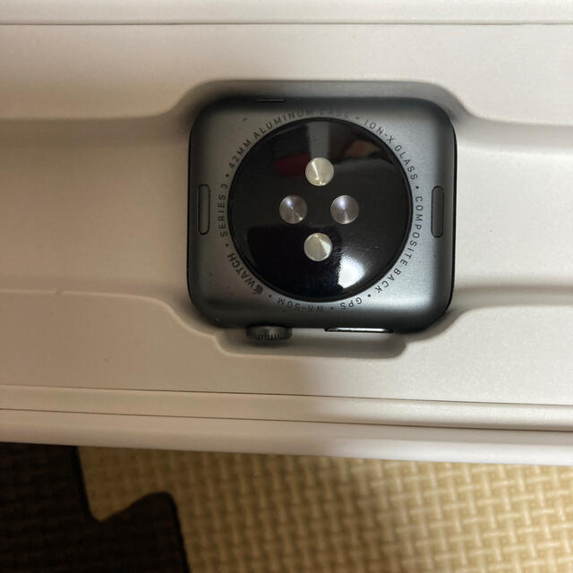 Apple Watch(アップルウォッチ)のapple watch 3 42mm スペースグレイ メンズの時計(腕時計(デジタル))の商品写真
