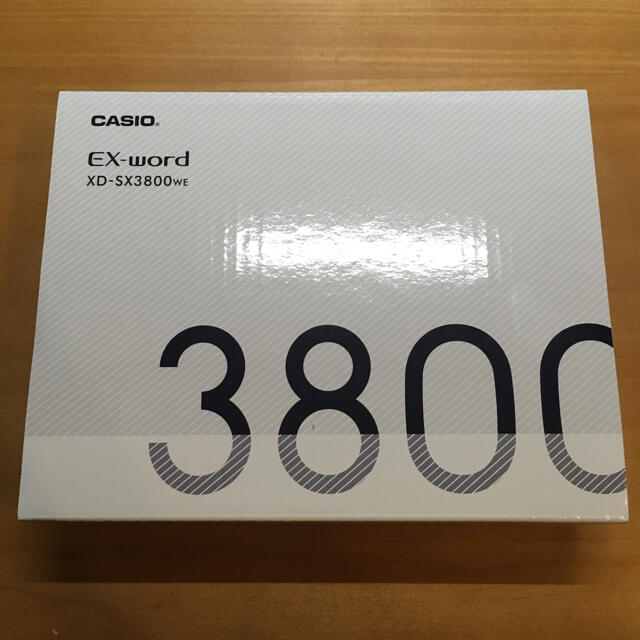 CASIO】 電子辞書 XD-SX3800-WE（ホワイト）【新品・未使用】 「かわいい～！」 51.0%OFF