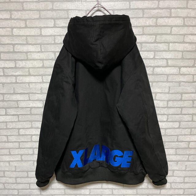 【希少】XLARGE エクストララージ アクティブパーカー 刺繍ロゴ  XL 1