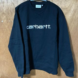 カーハート(carhartt)のcarhartt swet ブラック×ホワイト(トレーナー/スウェット)