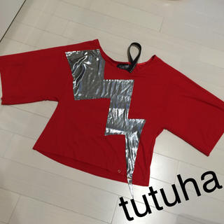 チュチュア(tutuHA)のtutuhaイナズマスカルカットソー(Tシャツ(半袖/袖なし))