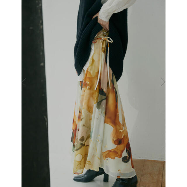 【即完売】UNDRESSED AMELIA INK ART SKIRT