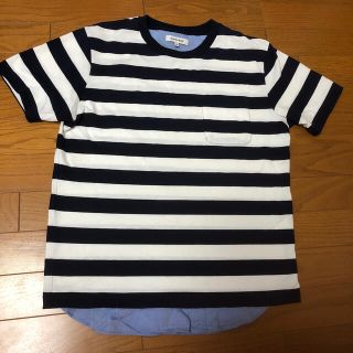 グローバルワーク(GLOBAL WORK)のグローバルワーク　Tシャツ　チラッとシャツ見せ　Mサイズ(Tシャツ/カットソー(半袖/袖なし))