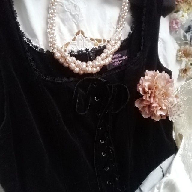 Victorian maiden(ヴィクトリアンメイデン)の【試着のみ】Victorian maiden 華やかドレス・ワンピース レディースのワンピース(ひざ丈ワンピース)の商品写真