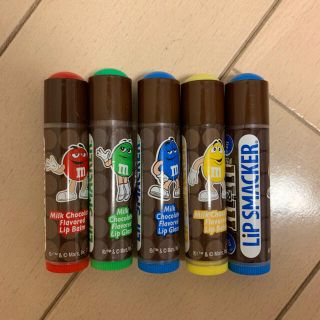 エムアンドエムアンドエムズ(m&m&m's)のm&m’s リップクリーム 5本セット(リップケア/リップクリーム)